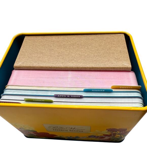 The Pioneer Woman Favorite Recipes Tin Box William Morrow Floral Design 2019 - Picture 8 of 13